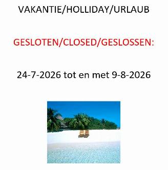 Vaurioauto  passenger cars Bentley Voyager VAKANTIE/HOLLIDAY/URLAUB  GESLOTEN/CLOSED/GESLOSSEN:  24-7-2026 tot en met 9-8-2026 2026/7