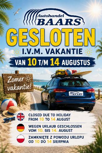 Schadeauto Audi  MA 10 AUG T/M VRIJ 14 AUG GESLOTEN IVM VAKANTIE 2026/7