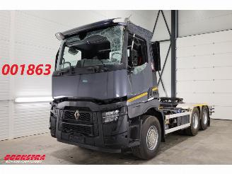 dommages camions /poids lourds Renault C 480 ACC 2X PTO Hydrauliek AJK Kip / Schiebe 6X4 144.786 km! 2023/4