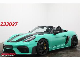 škoda osobní automobily Porsche 718 Spyder RS Weissach PCCB Chrono Lift PTS 227 Lightergreen 2024/3