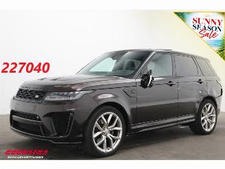 skadebil auto Land Rover Range Rover sport SVR 5.0 V8 Pano LED Memory Meridian Camera 2022/10