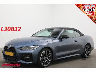 Vaurioauto  passenger cars BMW 4-serie Cabrio 430i xDrive HE M-Sport ACC H/K LrHZ StzBel. SHZ Memory Virtual Camera 2022/8