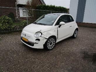 uszkodzony samochody osobowe Fiat 500 Twin Air Navi Airco 2011/10
